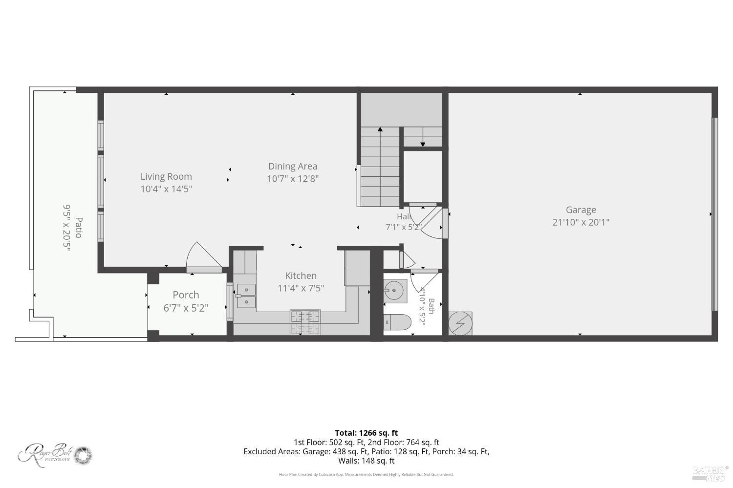 2216 Bell Flower Lane Santa Rosa, CA 95404 - Photo 64 of 66 Floorplan Level 1