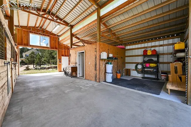 a view of a building with a outdoor space