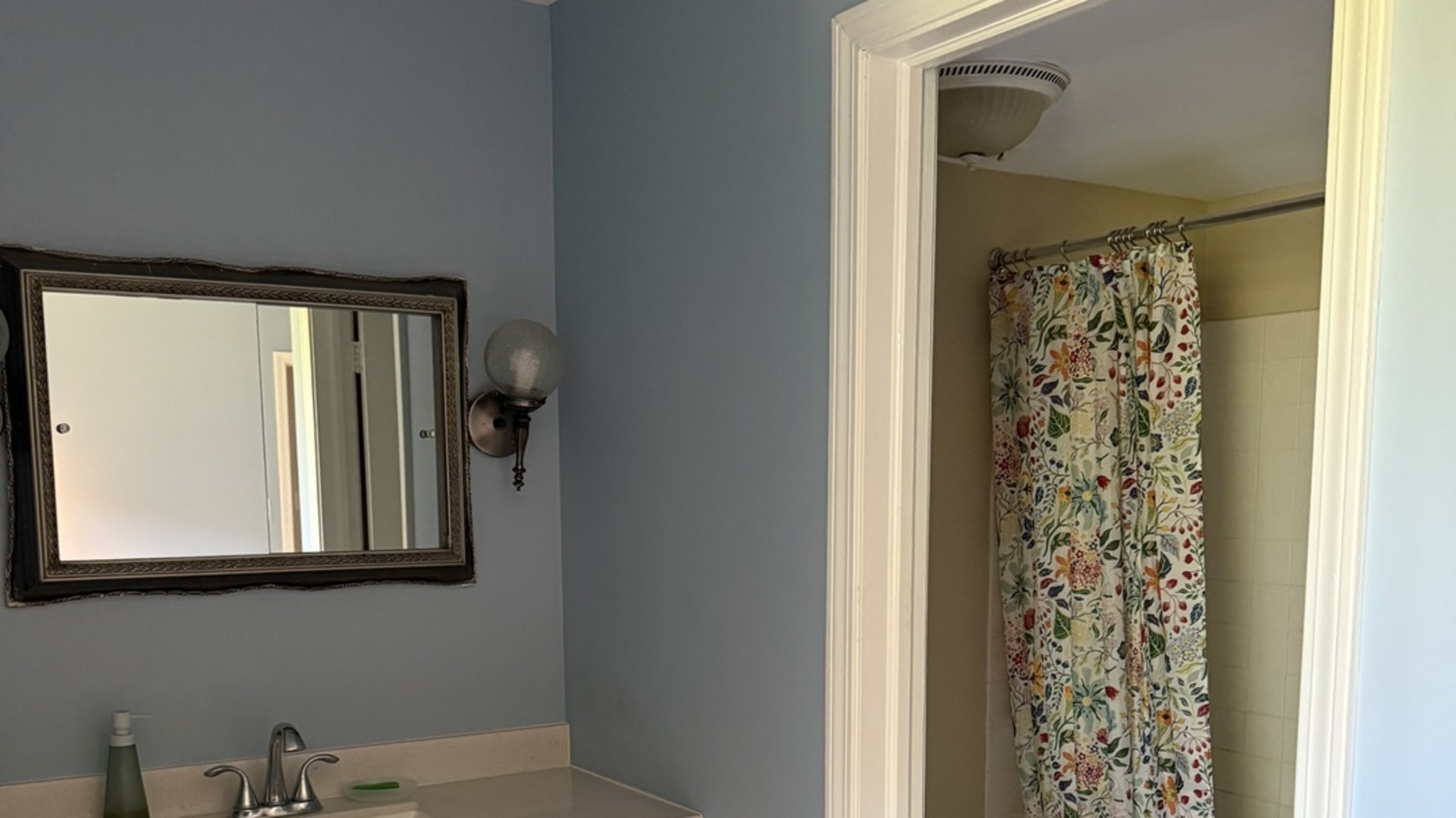 450 Raintree Court, Unit 2B Glen Ellyn, IL 60137 - Photo 9 of 10 a bathroom with a shower curtain