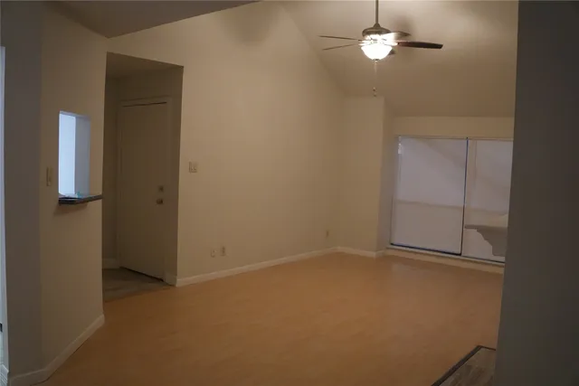 an empty room with a empty space