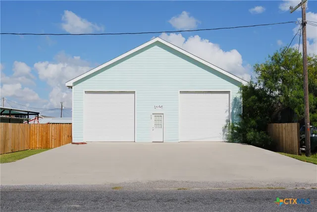 a backyard of a house
