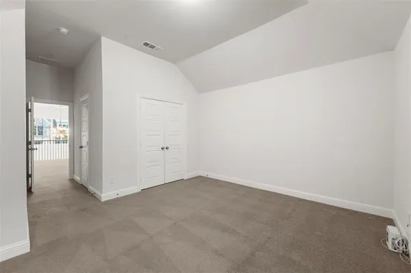 a view of an empty room