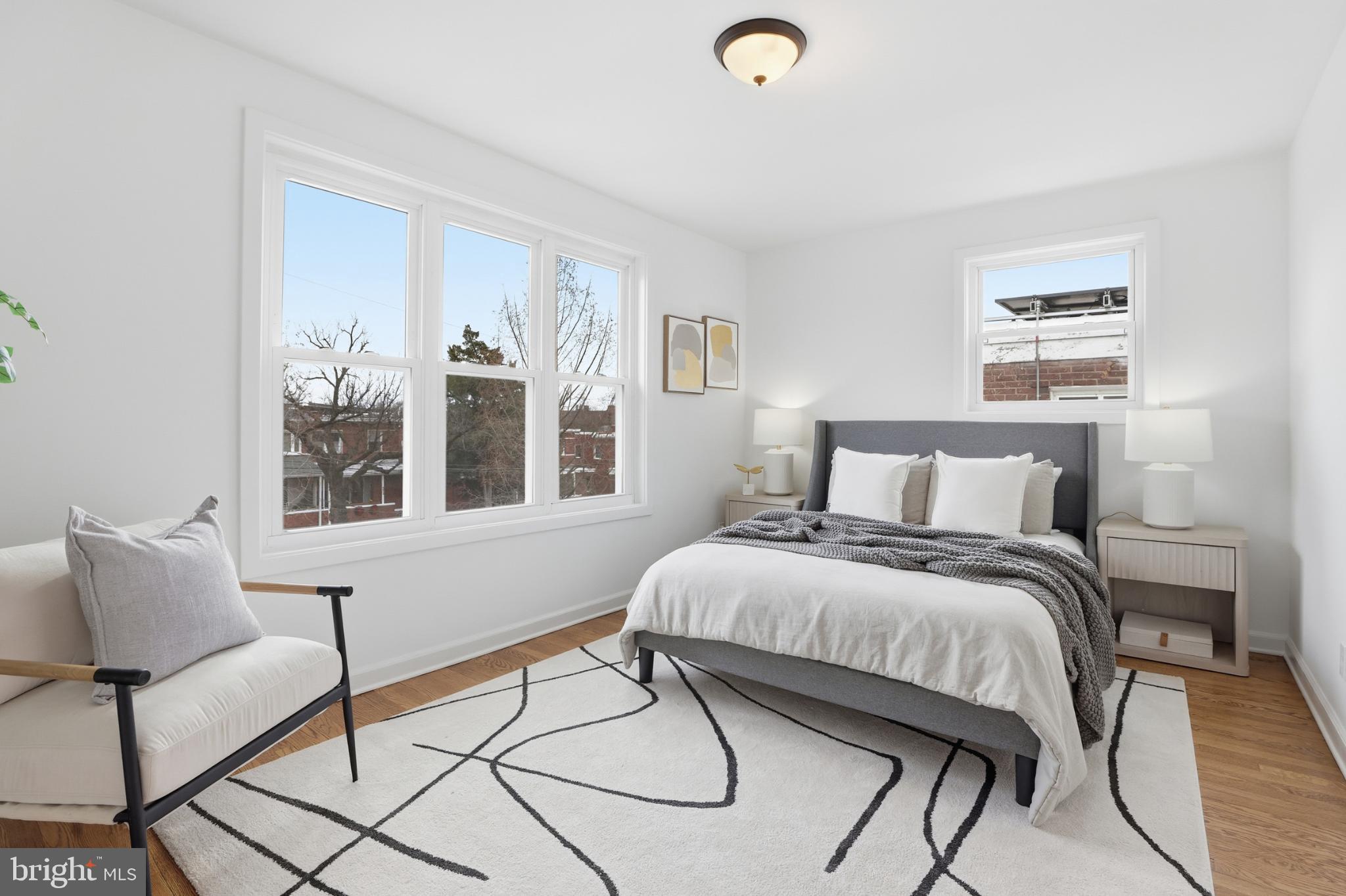 4816 8th Street Northeast Washington, DC 20017 - Photo 13 of 30 Bright and airy bedroom with modern charm.