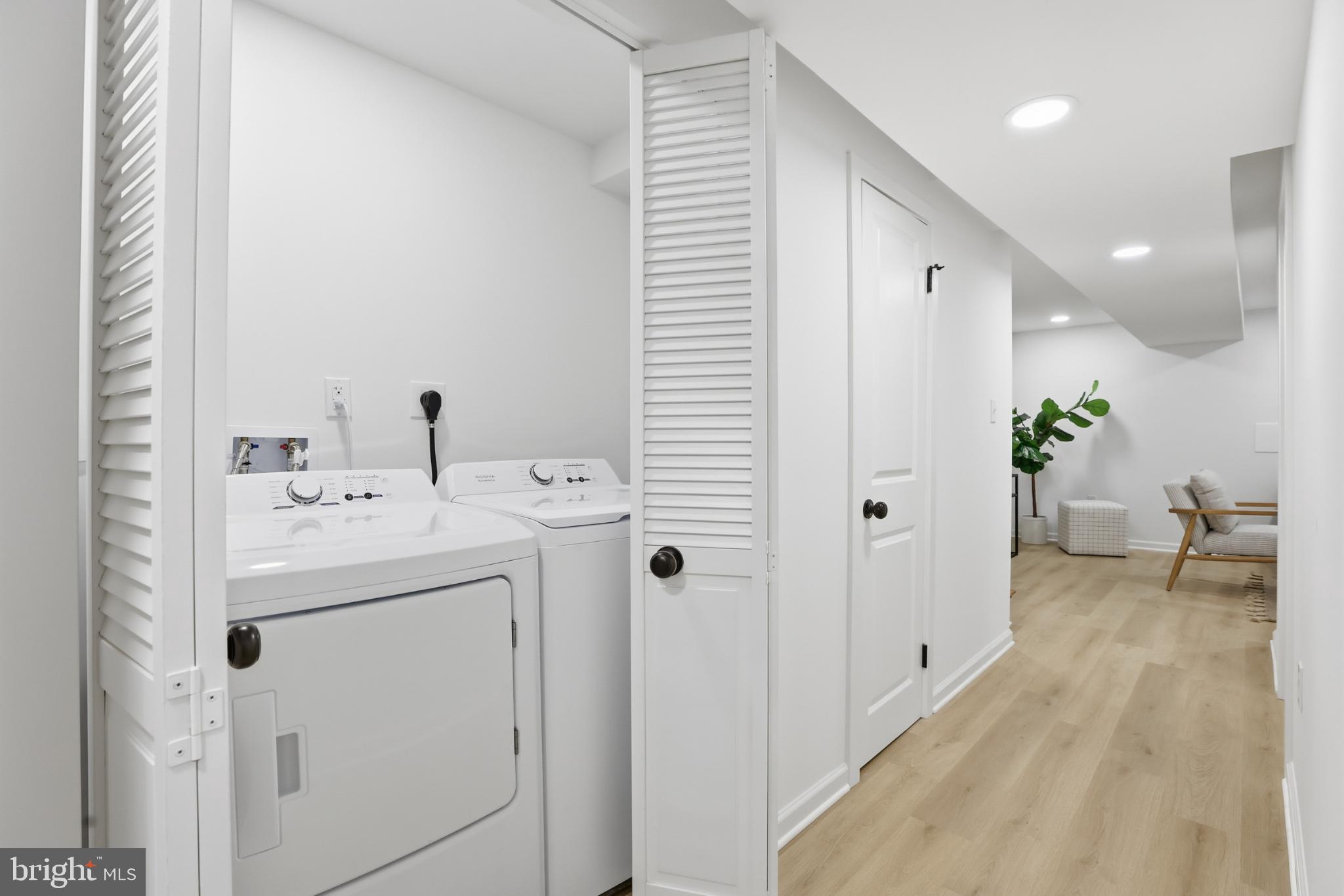 4816 8th Street Northeast Washington, DC 20017 - Photo 21 of 30 Bright and airy laundry nook in modern home.