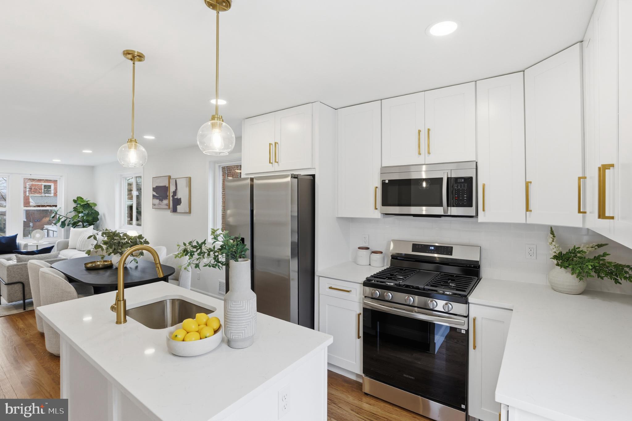 4816 8th Street Northeast Washington, DC 20017 - Photo 7 of 30 Modern kitchen with sleek finishes and light.