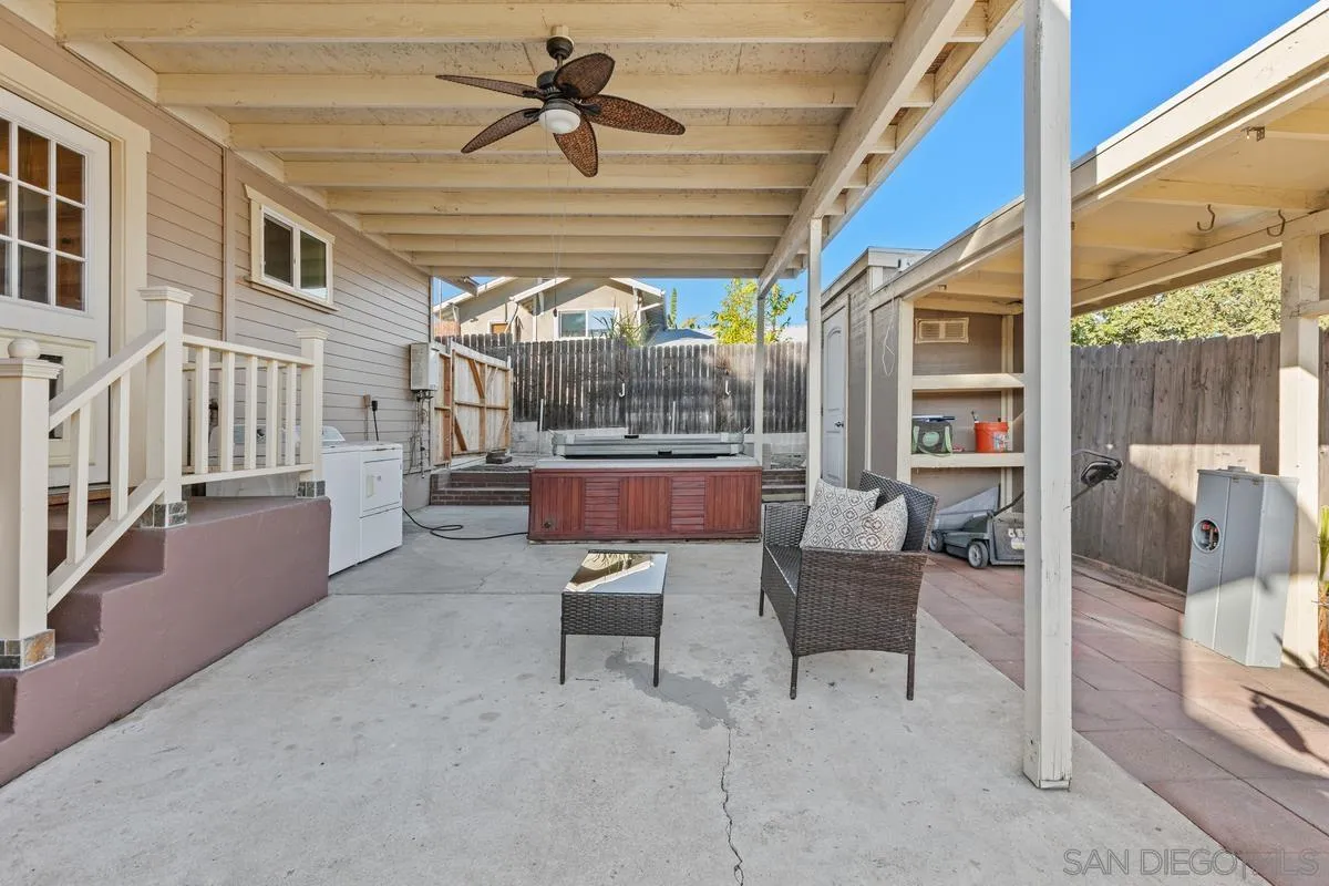 2707 Sweetwater Road Spring Valley, CA 91977 - Photo 22 of 30 a outdoor space with patio lots of furniture and a rug