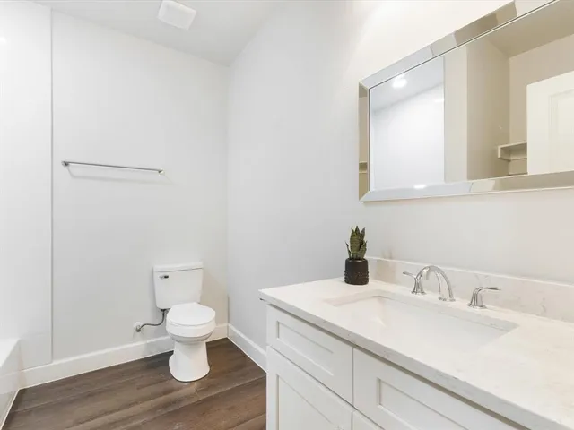 a bathroom with a sink and a toilet