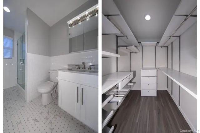 a view of a walk in closet