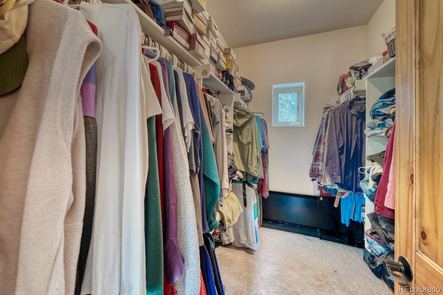 30800 West Ridge Road Buena Vista, CO 81211 - Photo 20 of 49 a view of walk in closet with clothes and shoes