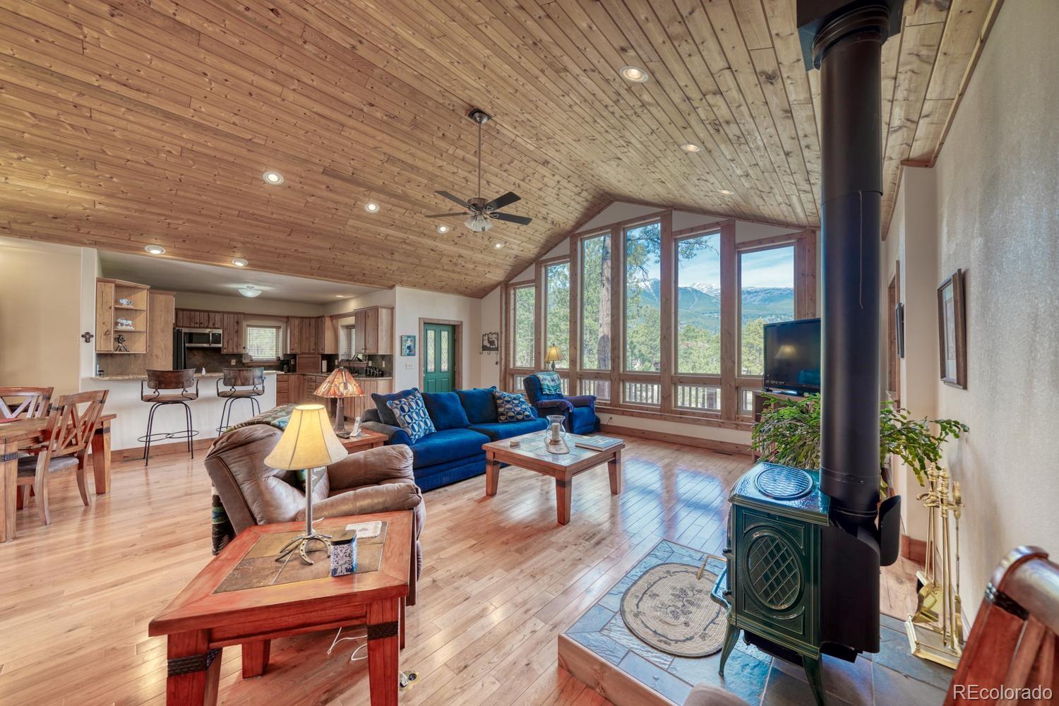 30800 West Ridge Road Buena Vista, CO 81211 - Photo 7 of 49 a living room with furniture and a large window