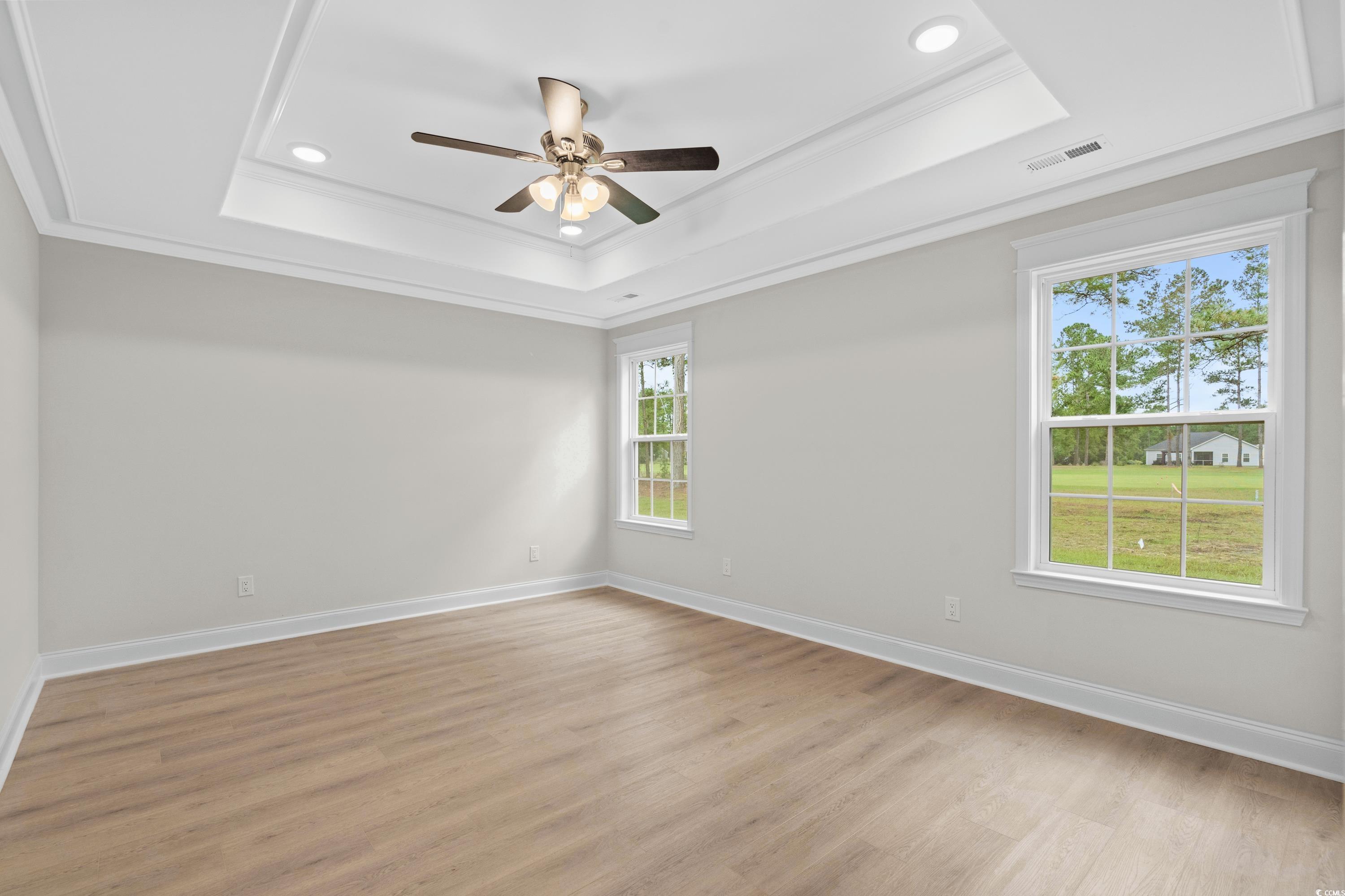 3013 Fiddler Court Loris, SC 29569 - Photo 17 of 30 Unfurnished room with light hardwood / wood-style