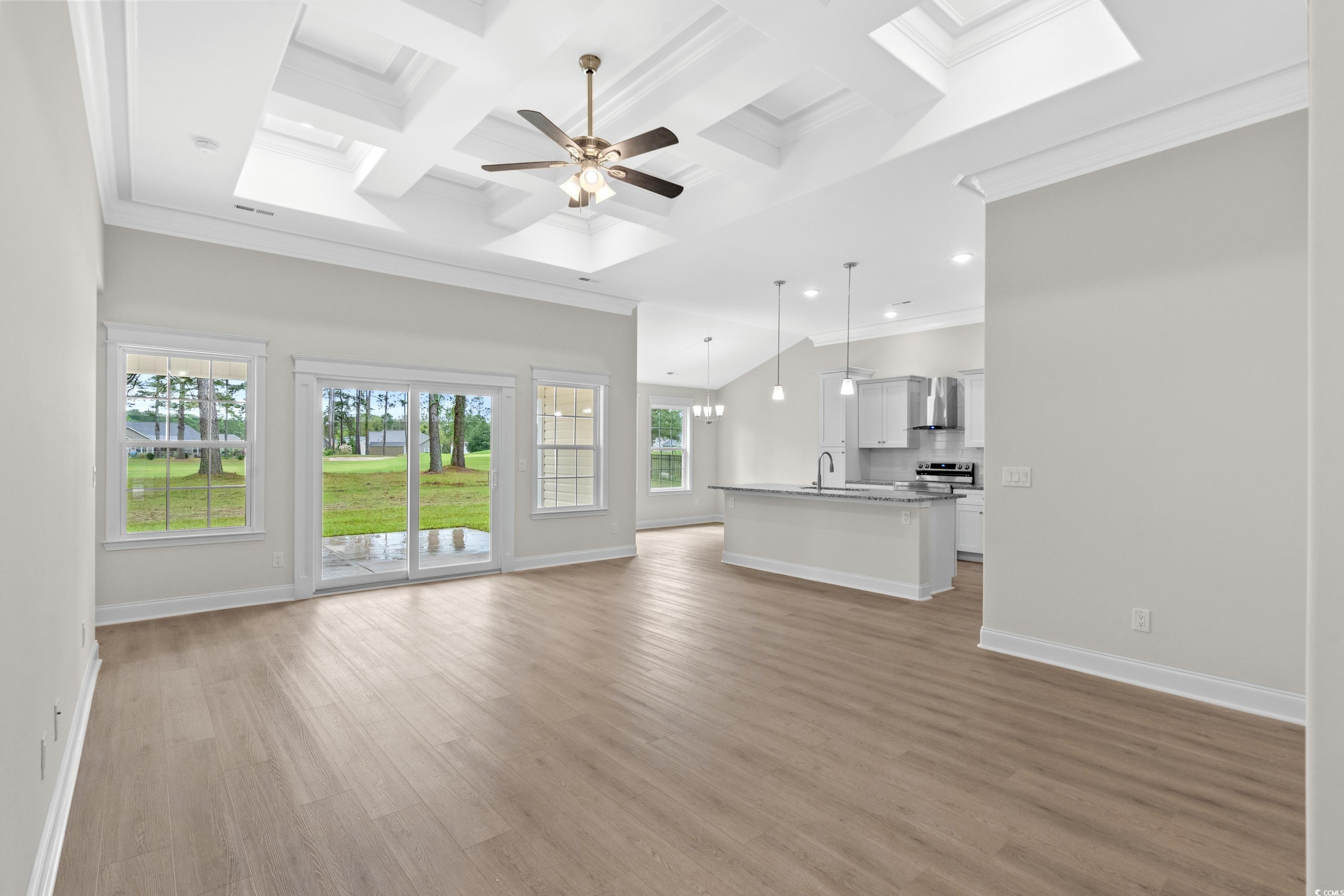3013 Fiddler Court Loris, SC 29569 - Photo 3 of 30 Unfurnished living room with light wood-type floor