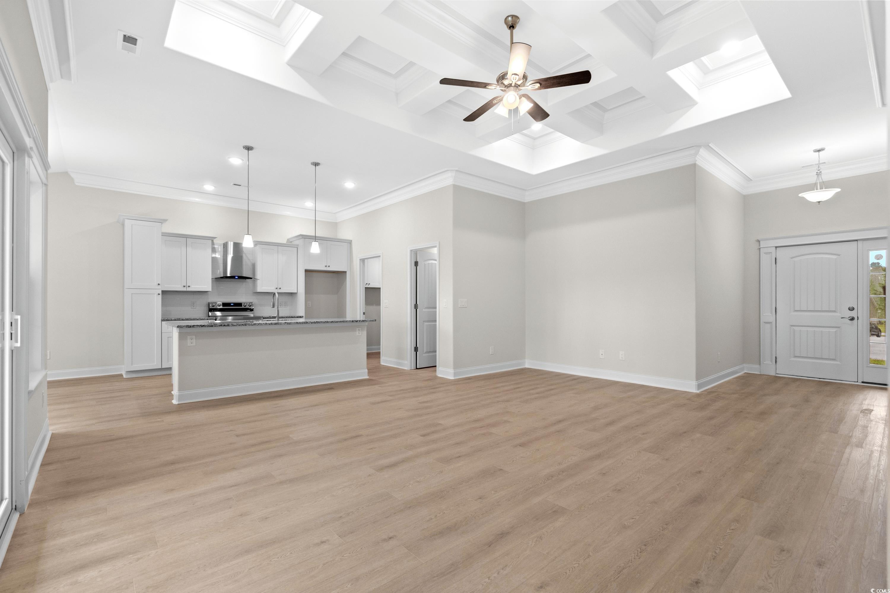 3013 Fiddler Court Loris, SC 29569 - Photo 7 of 30 Unfurnished living room with light hardwood / wood