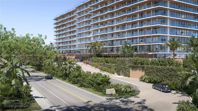 a view of a tall building