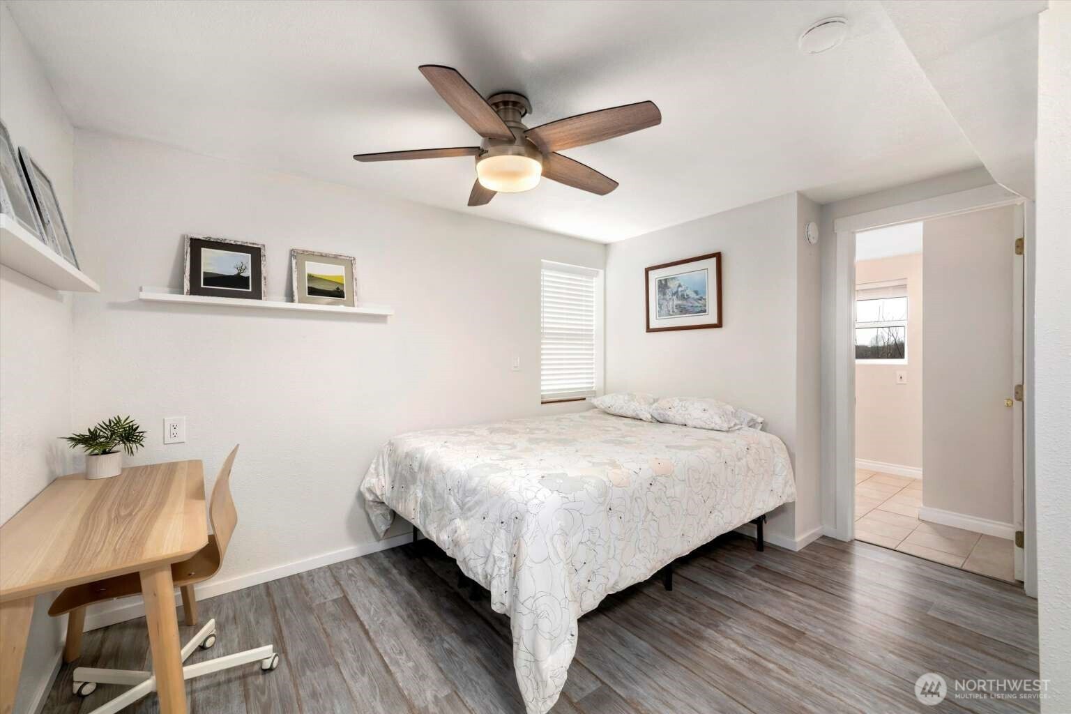 4241 Rural Avenue Bellingham, WA 98226 - Photo 33 of 40 a bed room with a bed and a chair