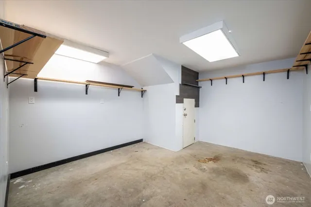 a view of car garage