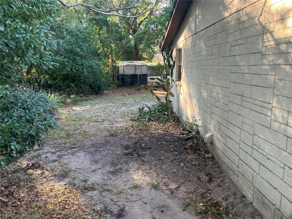 8428 Anay Court New Port Richey, FL 34653 - Photo 25 of 31 a view of a backyard with a trees