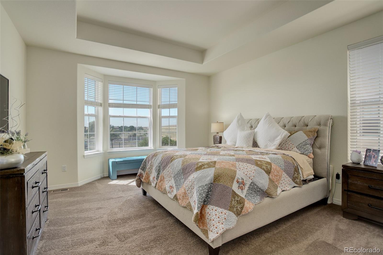 14747 Ulster Loop Thornton, CO 80602 - Photo 10 of 33 a bed sitting in a bedroom next to a window