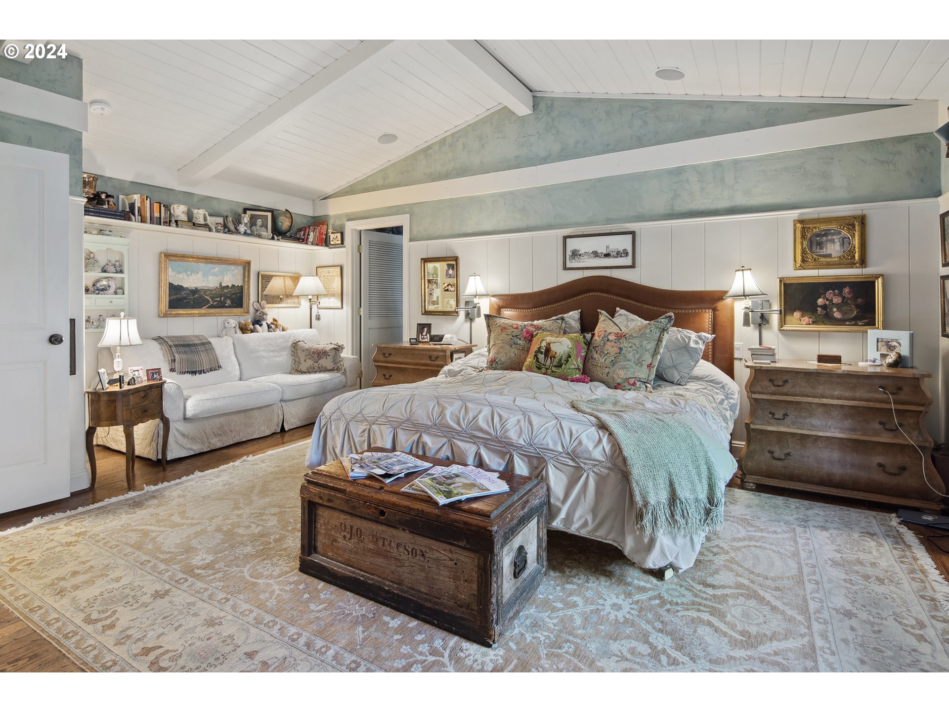 21545 Southwest Johnson Road West Linn, OR 97068 - Photo 16 of 43 a bedroom with a bed a couch and dresser