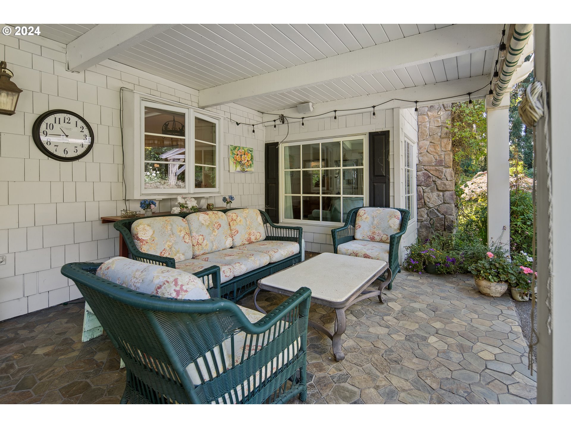 21545 Southwest Johnson Road West Linn, OR 97068 - Photo 21 of 43 a view of a dining room with furniture and a large window