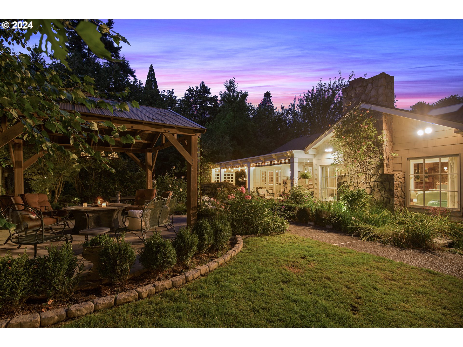 21545 Southwest Johnson Road West Linn, OR 97068 - Photo 24 of 43 a view of a yard in front of house