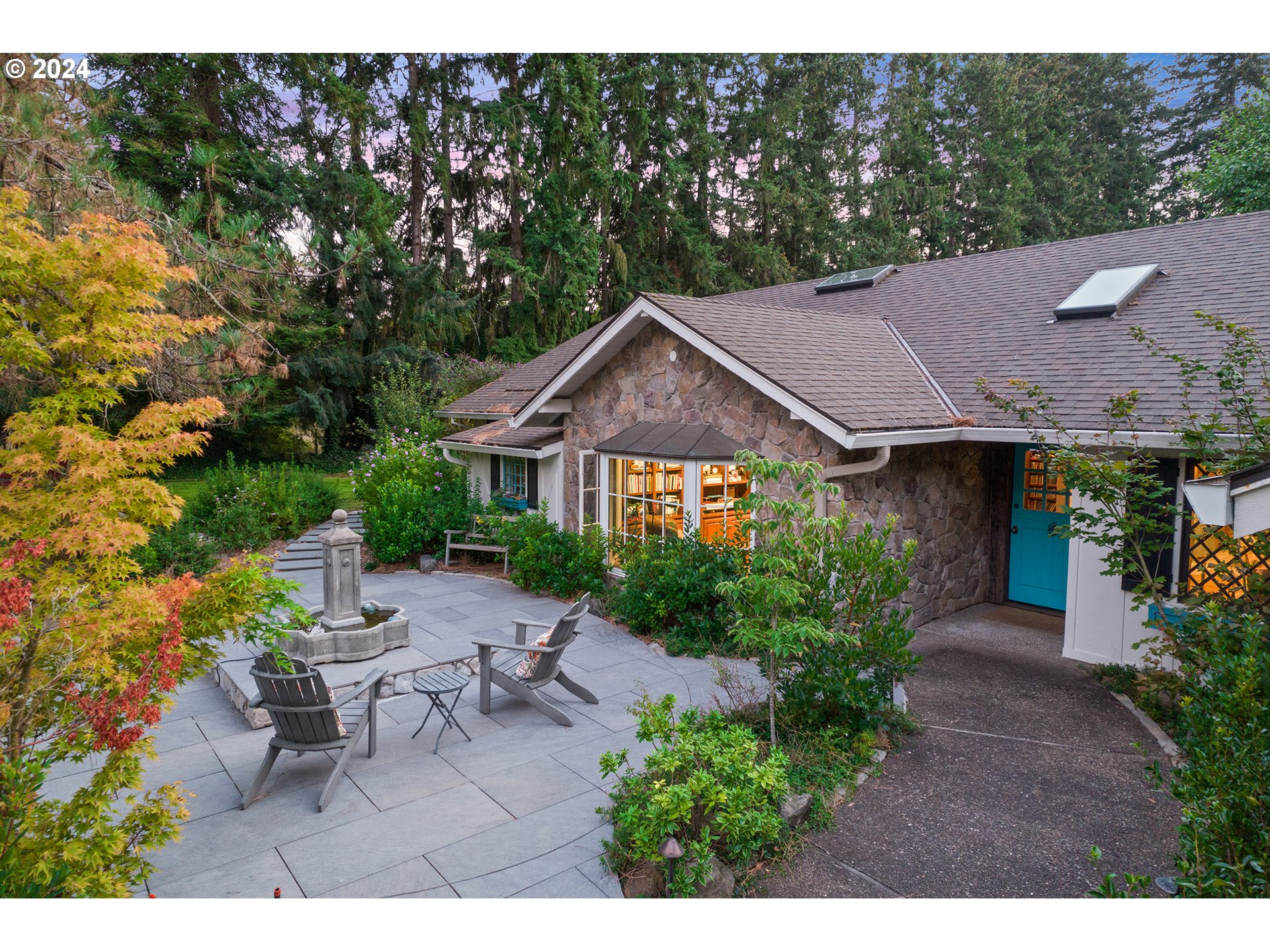 21545 Southwest Johnson Road West Linn, OR 97068 - Photo 3 of 43 a aerial view of a house with a yard plants and large tree