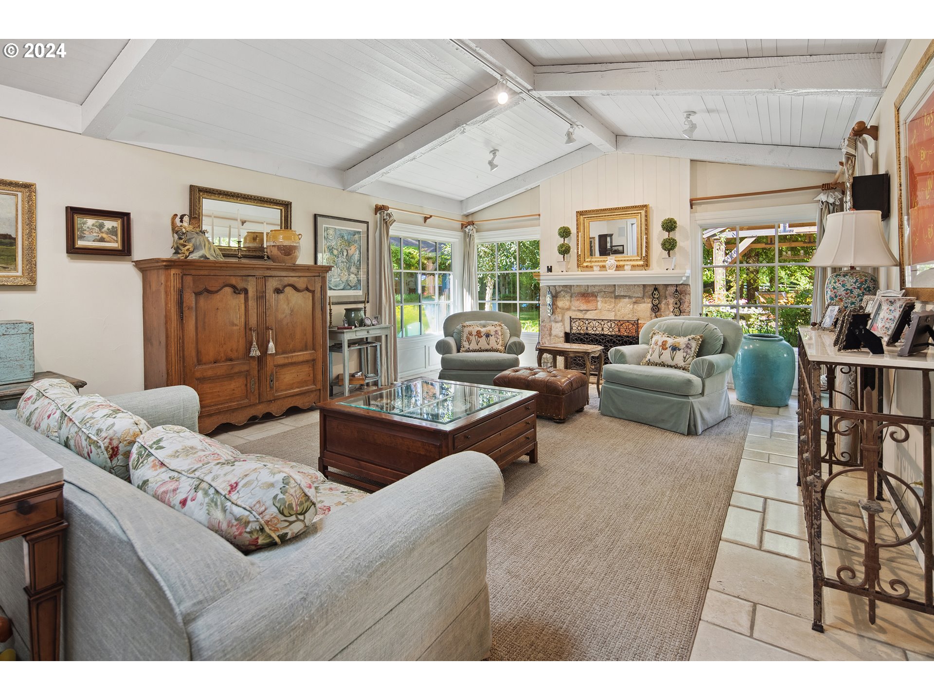 21545 Southwest Johnson Road West Linn, OR 97068 - Photo 8 of 43 a living room with furniture and a large window