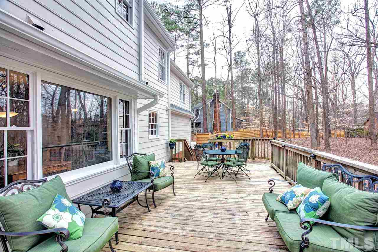 117 Hartland Court Raleigh, NC 27614 - Photo 18 of 23 Large deck to enjoy your big backyard