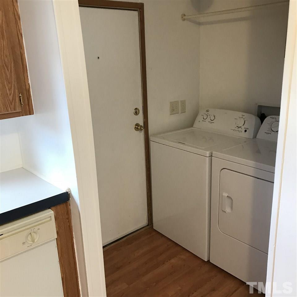 573 George Sherman Road Rougemont, NC 27572 - Photo 7 of 7 a utility room with dryer and washer