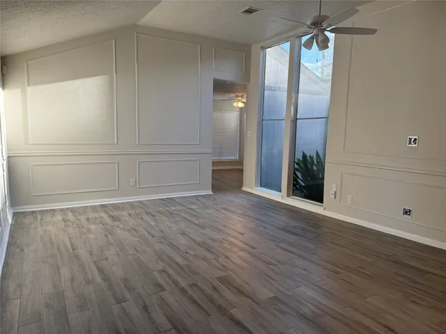 wooden floor in an empty room