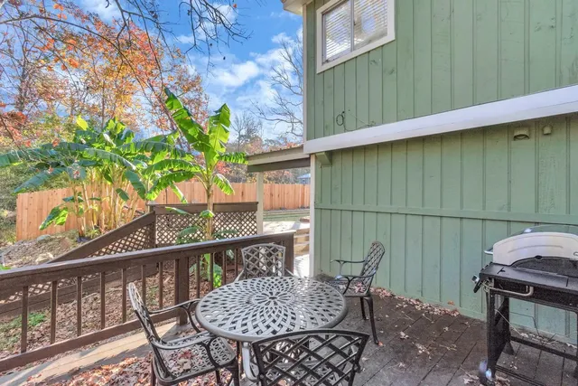 a front view of a house with swimming pool