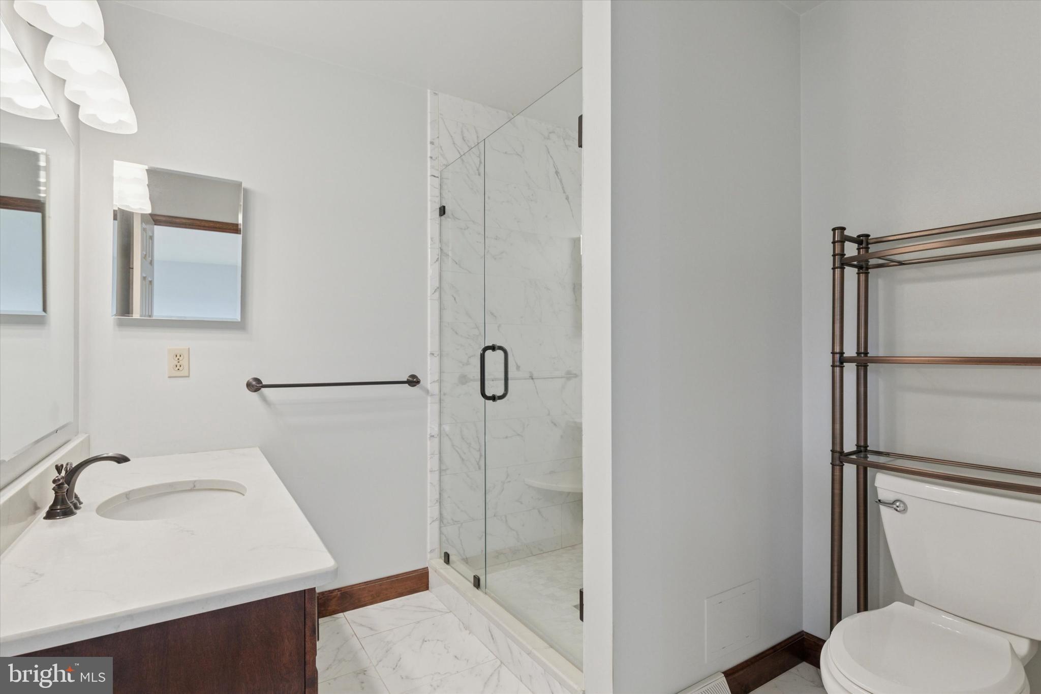 82 Starr Road Reading, PA 19608 - Photo 22 of 56 a bathroom with a sink toilet and shower