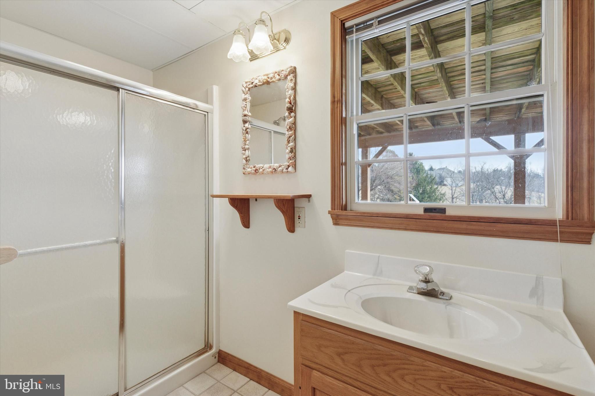 82 Starr Road Reading, PA 19608 - Photo 37 of 56 a bathroom with a sink and a mirror