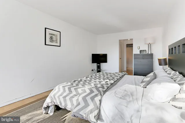 a view of a room with table and chair