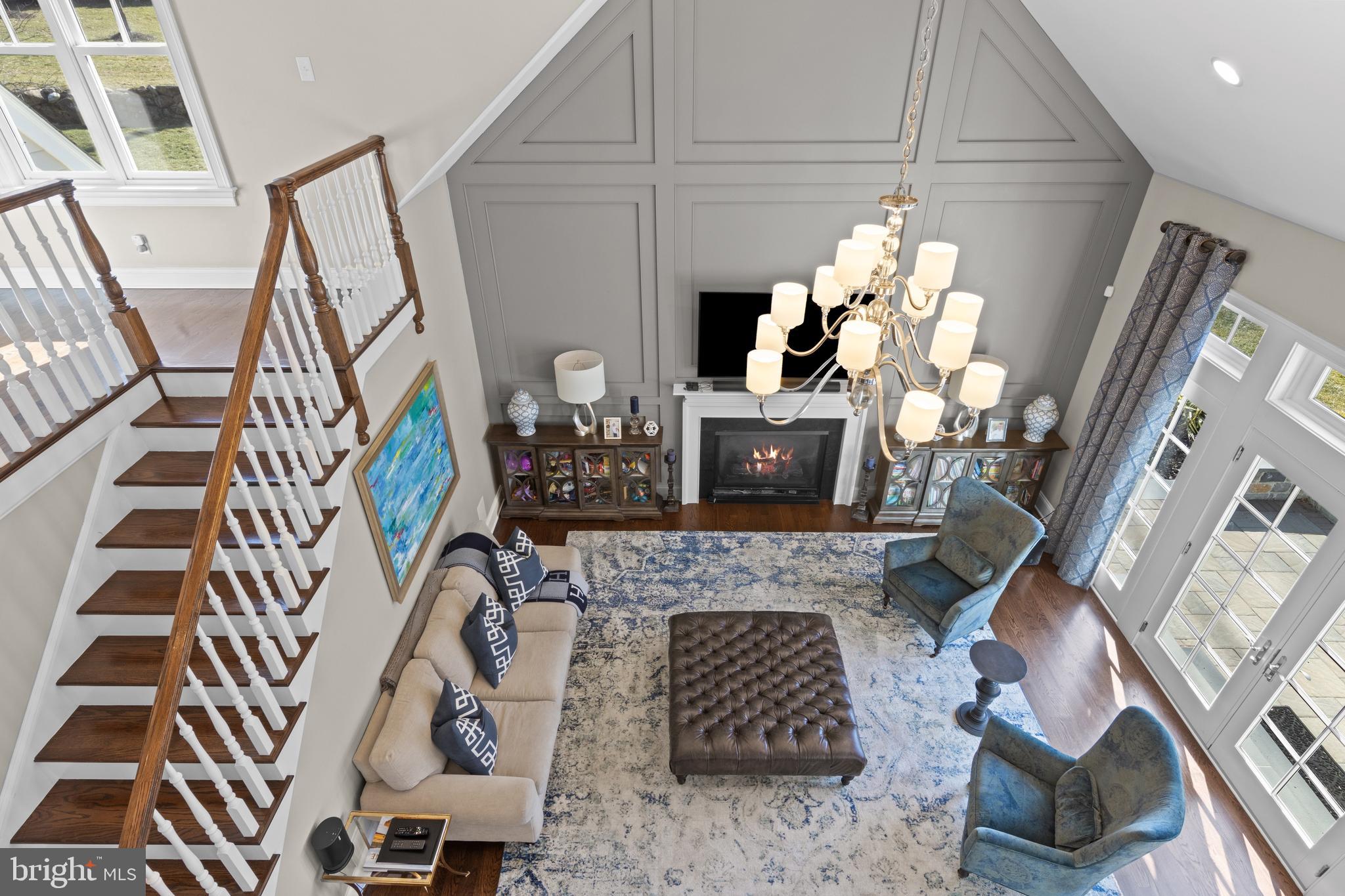 2207 White Horse Road Berwyn, PA 19312 - Photo 27 of 69 a living room with furniture and a fireplace
