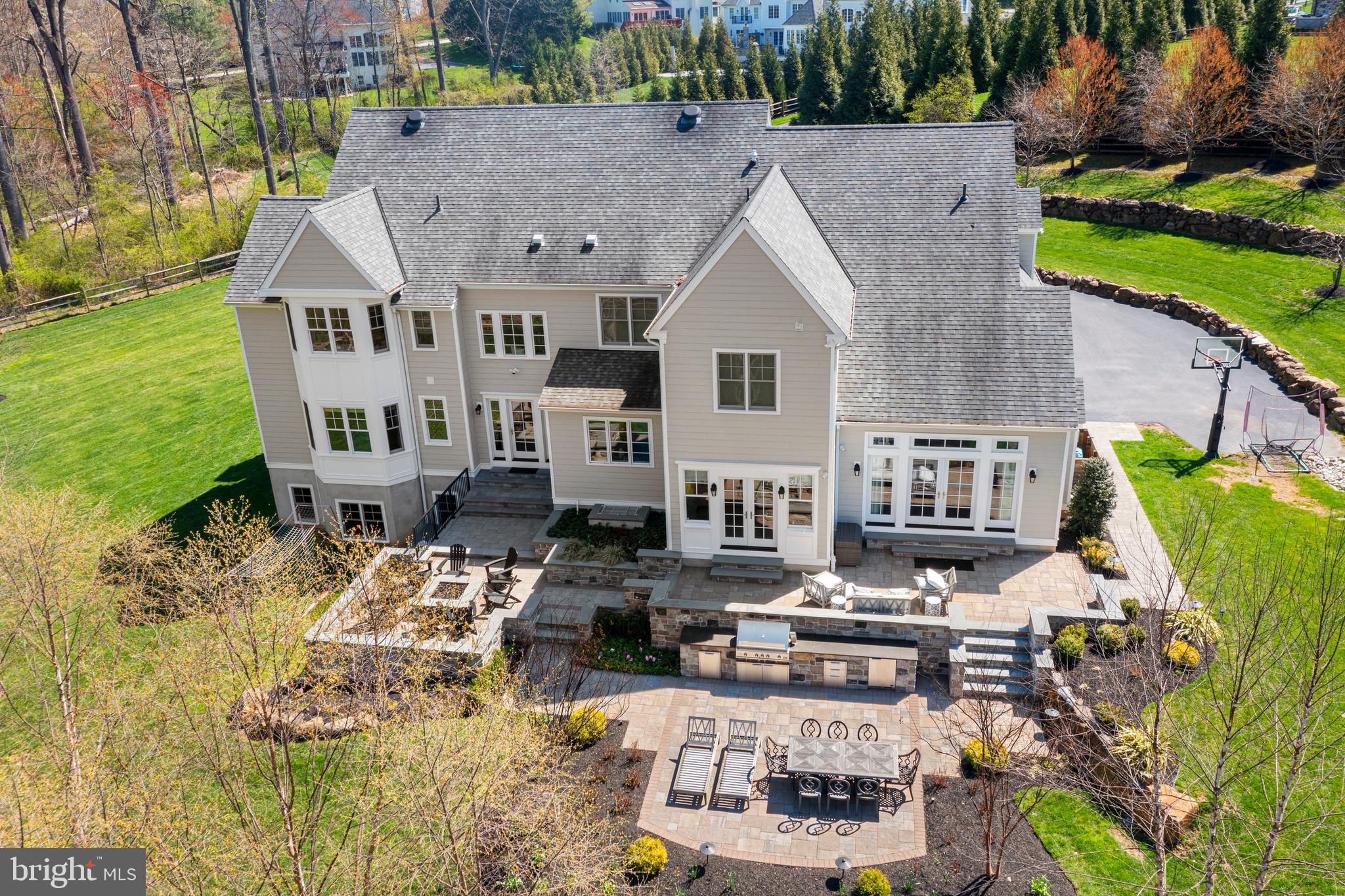 2207 White Horse Road Berwyn, PA 19312 - Photo 62 of 69 Stunning outdoor space with kitchen and fireplace