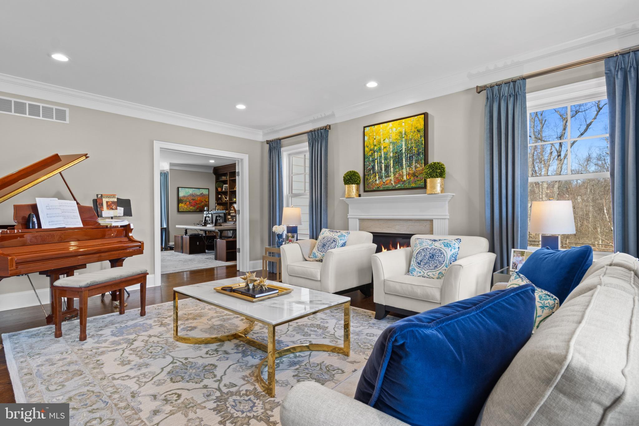 2207 White Horse Road Berwyn, PA 19312 - Photo 9 of 69 a living room with furniture and a flat screen tv