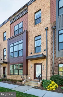 front view of a brick house
