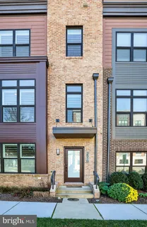 front view of a brick house