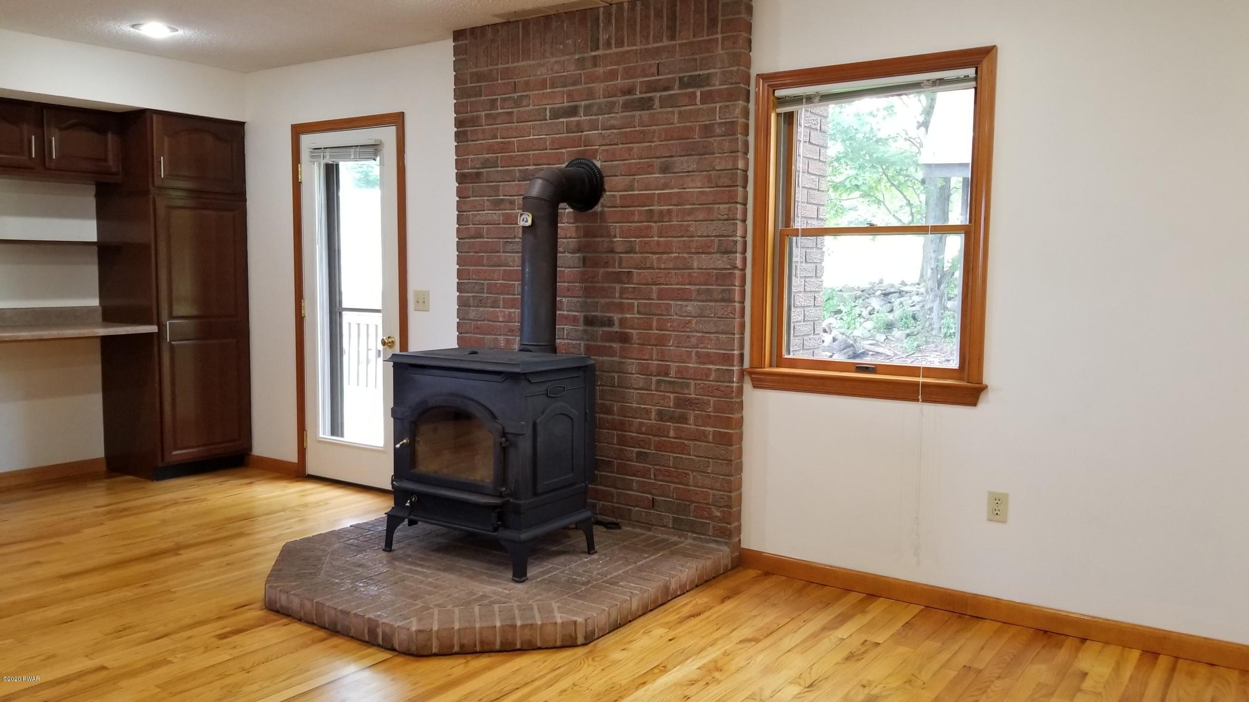 Cozy wood burning stove