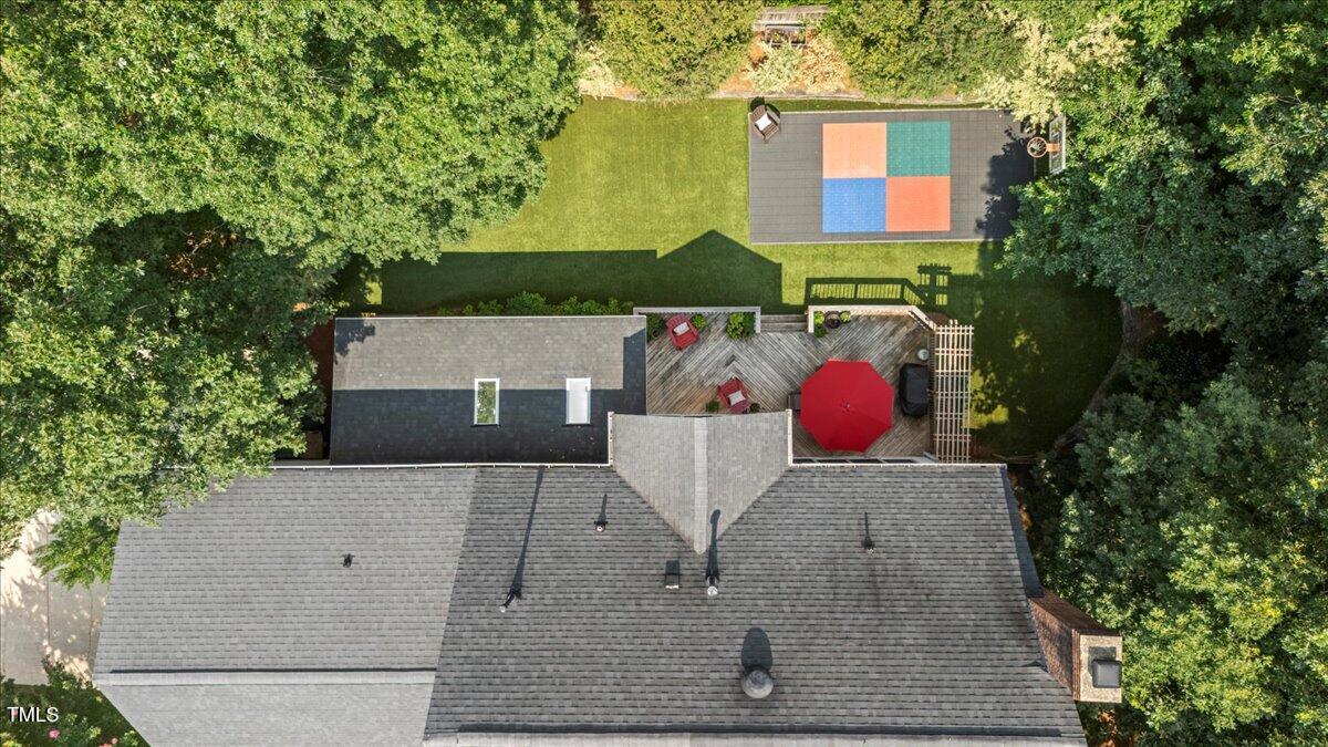 102 Barometer Lane Cary, NC 27513 - Photo 39 of 44 an aerial view of a house with a yard
