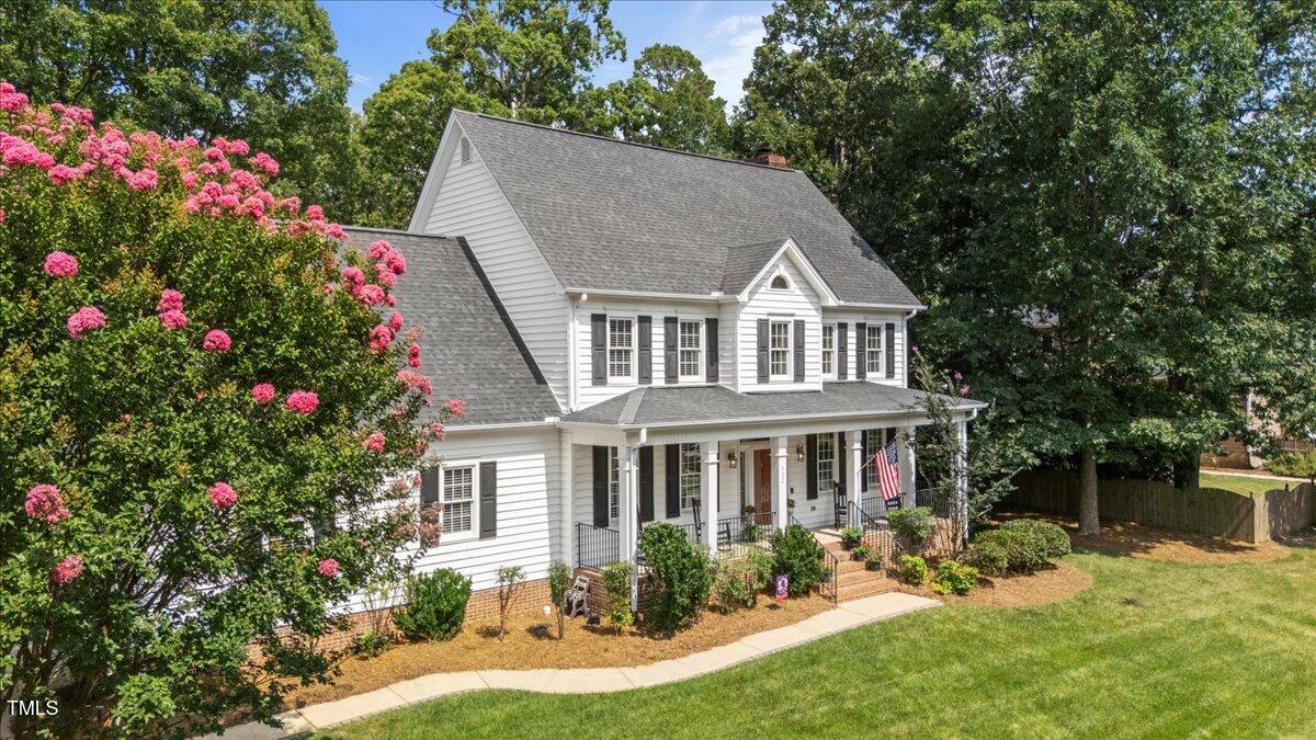 102 Barometer Lane Cary, NC 27513 - Photo 41 of 44 a front view of a house with a yard and porch