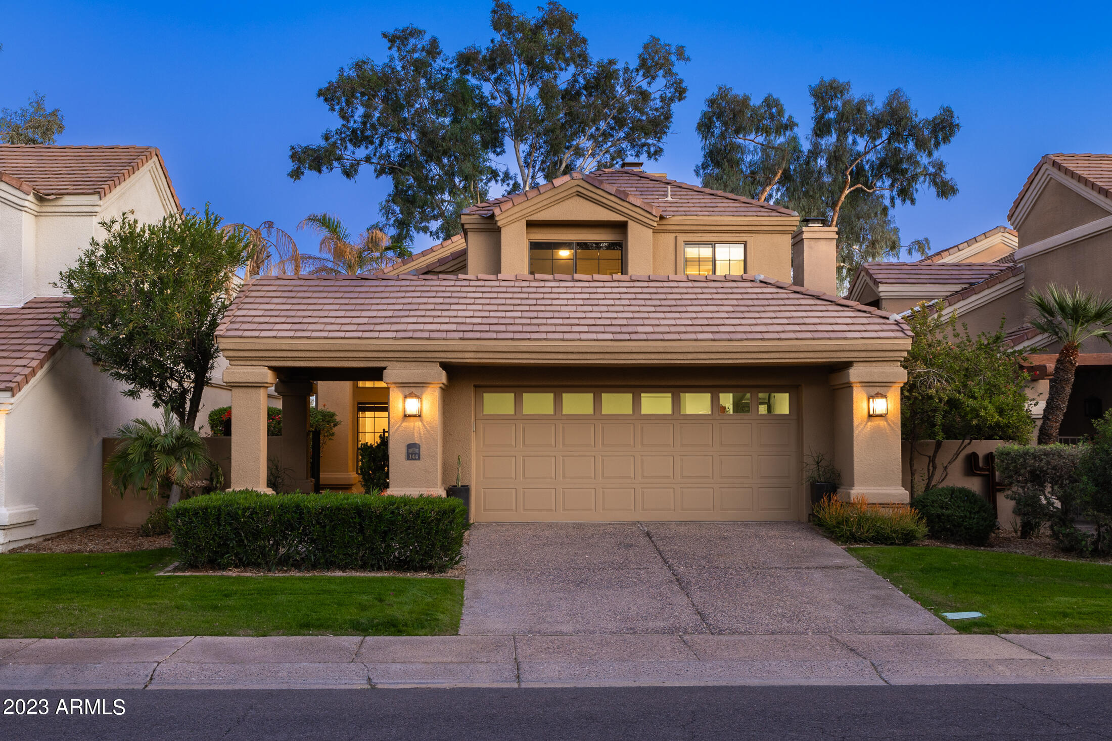7525 East Gainey Ranch Road, Unit 144 Scottsdale, AZ 85258 - Photo 1 of 63 Front Exterior Twilight-3