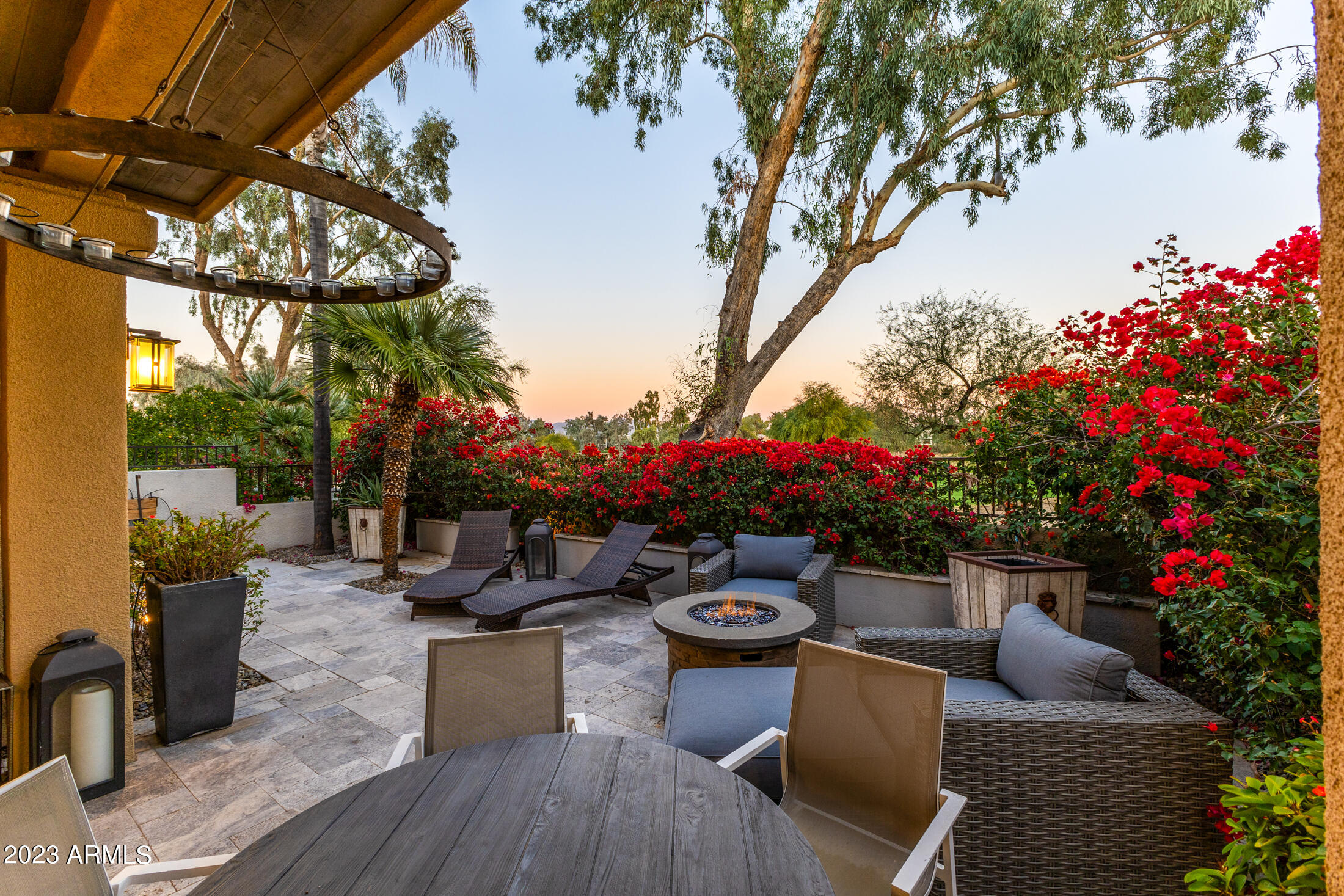 7525 East Gainey Ranch Road, Unit 144 Scottsdale, AZ 85258 - Photo 39 of 63 Back Exterior Twilight