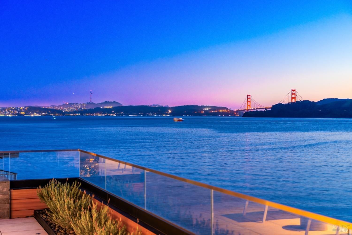 46 Cliff Road Belvedere, CA 94920 - Photo 26 of 42 a view of ocean with city view