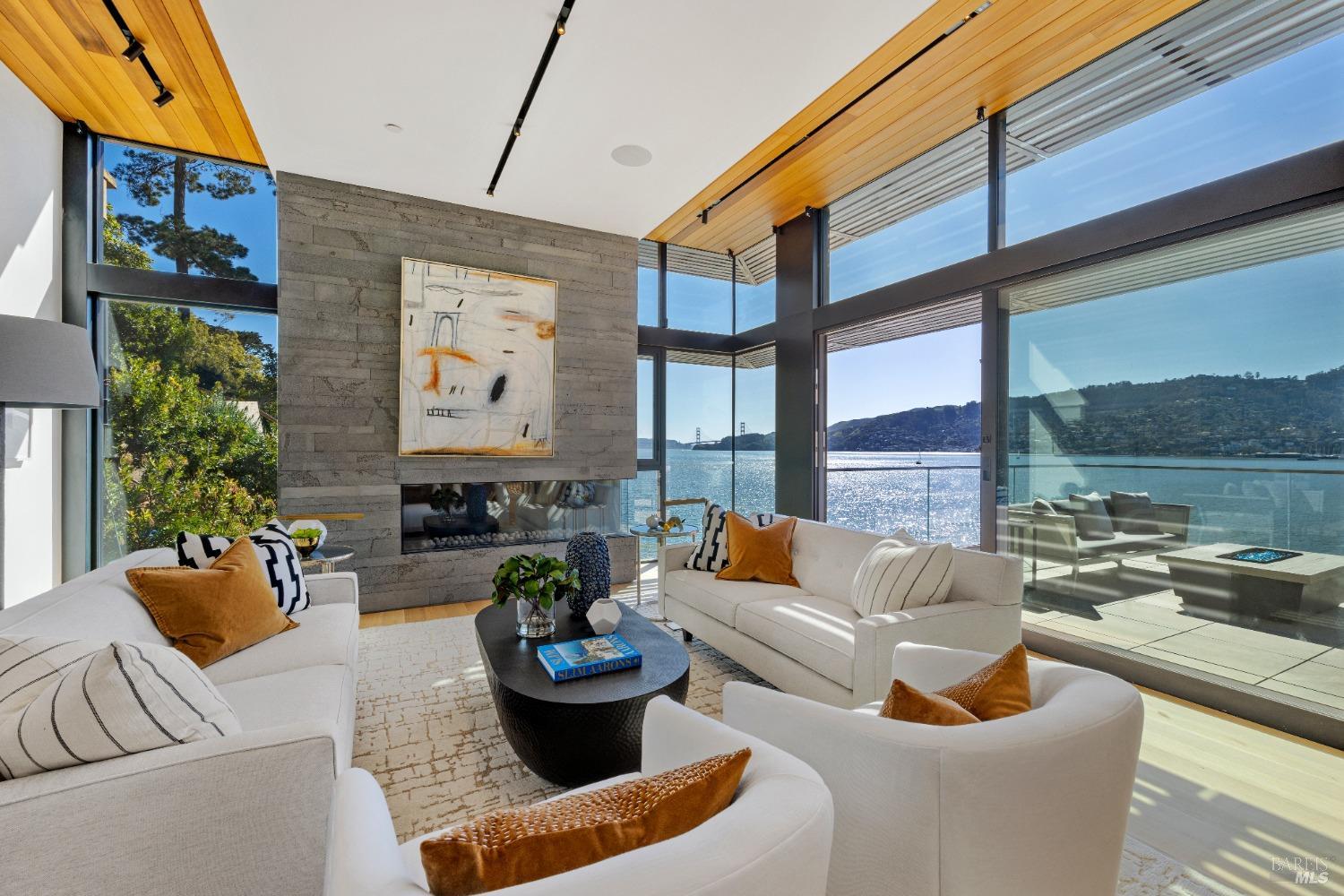 46 Cliff Road Belvedere, CA 94920 - Photo 31 of 42 a outdoor living space with furniture and a potted plant