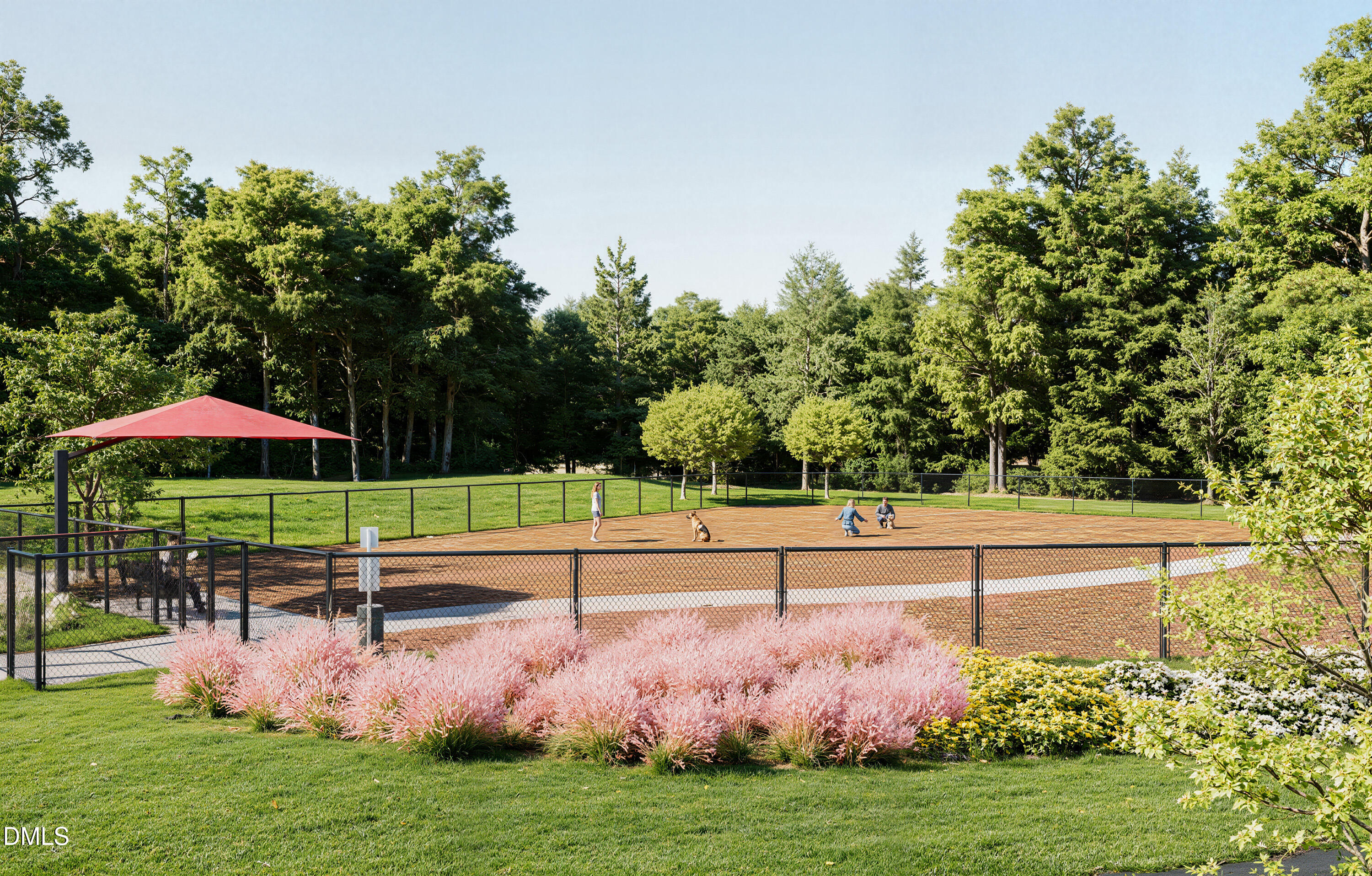 8767 Wardle Court Wake Forest, NC 27587 - Photo 26 of 32 a garden view with a seating space