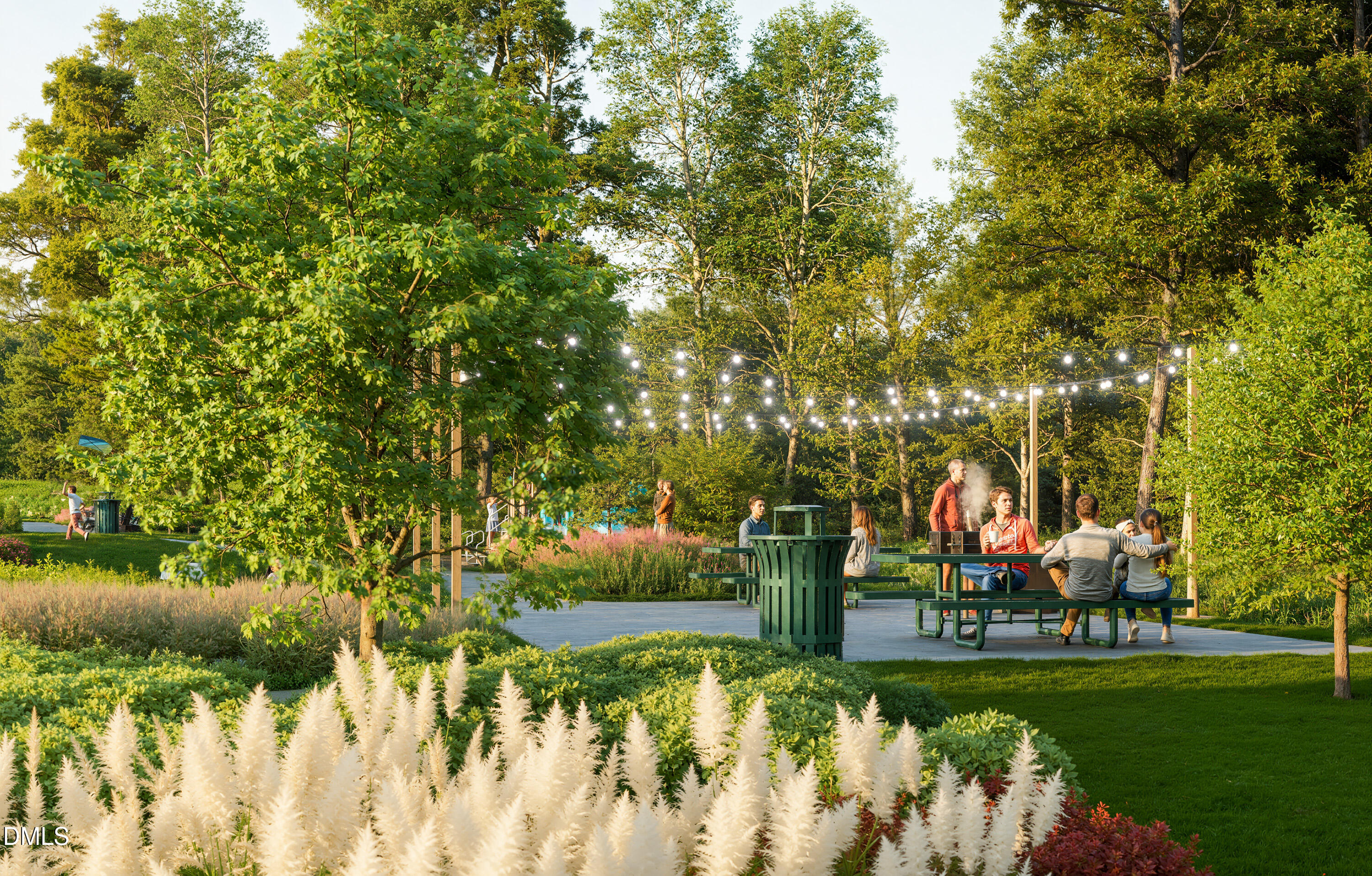 8767 Wardle Court Wake Forest, NC 27587 - Photo 29 of 32 a view of a park with large trees