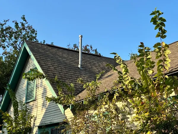 a view of a blue sky view