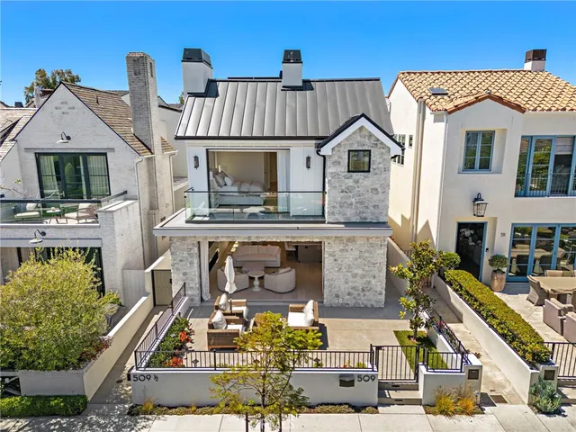 a view of a house with a garden